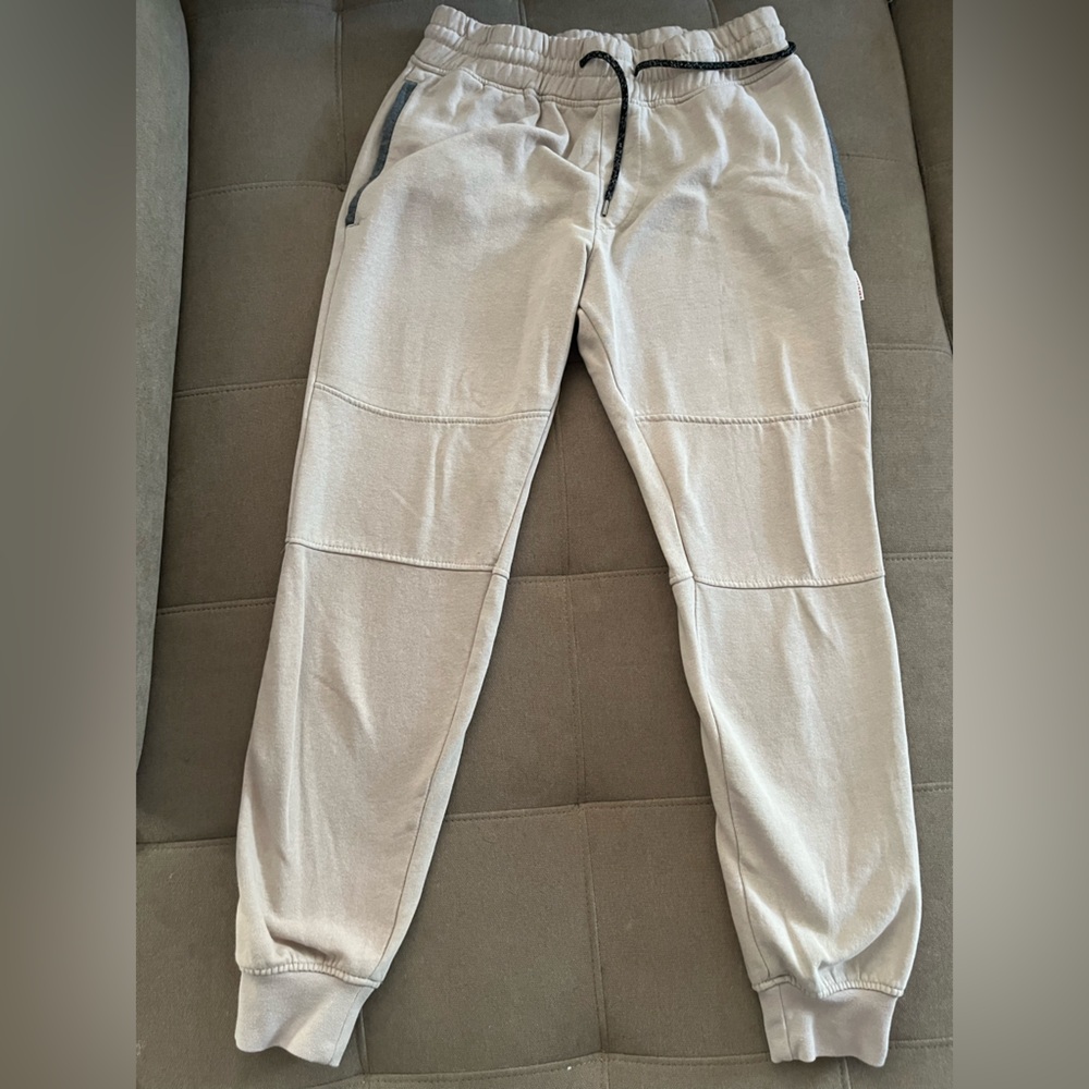Tan joggers size small
